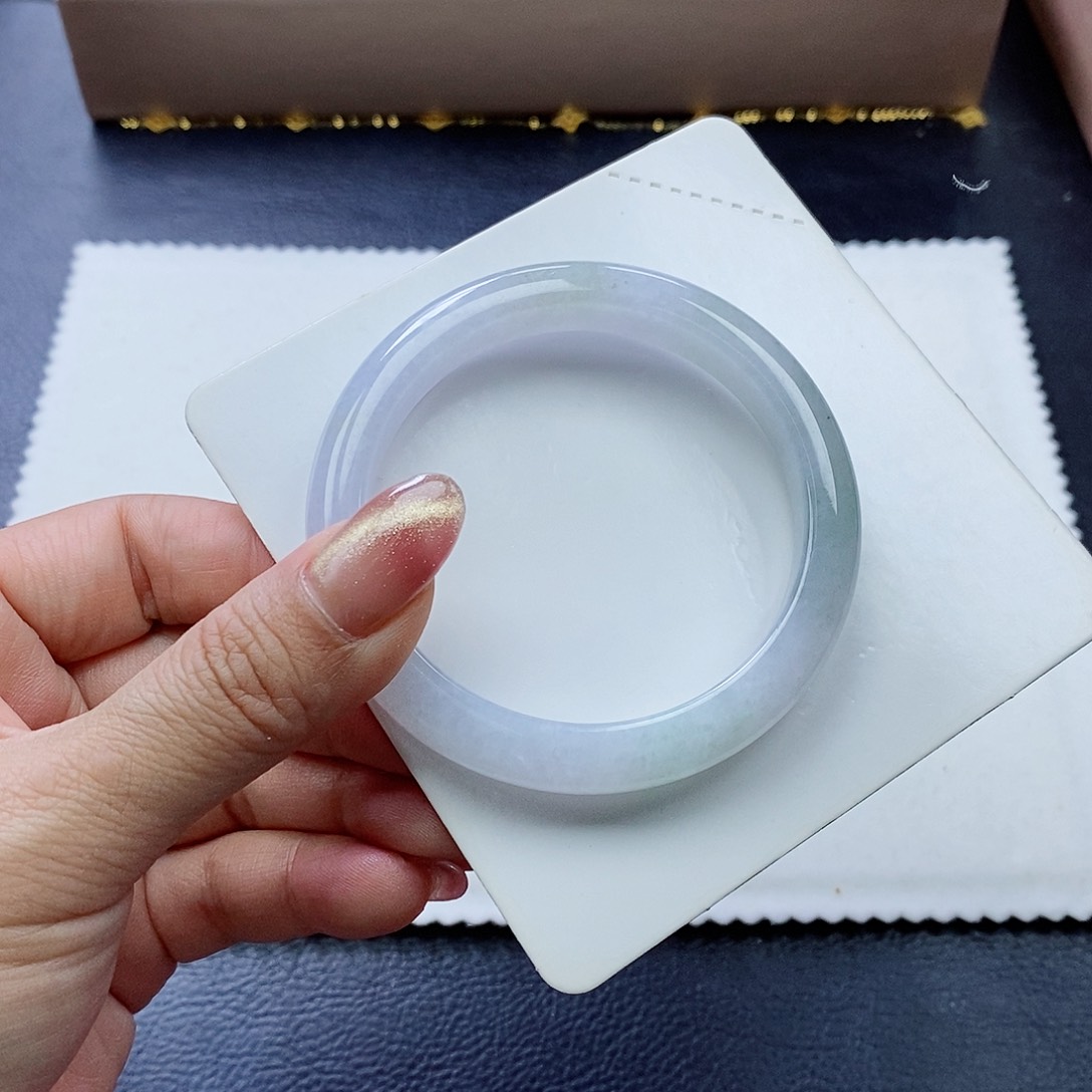未镶嵌手镯翡翠55.8圈口