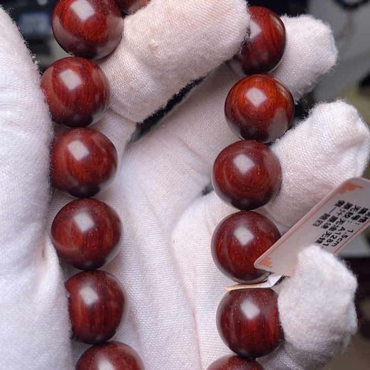 手串/手链小叶紫檀原汁原味1.5cm 顶泥 36g