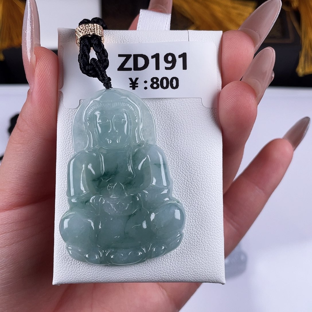翡翠未镶嵌颈饰zd191