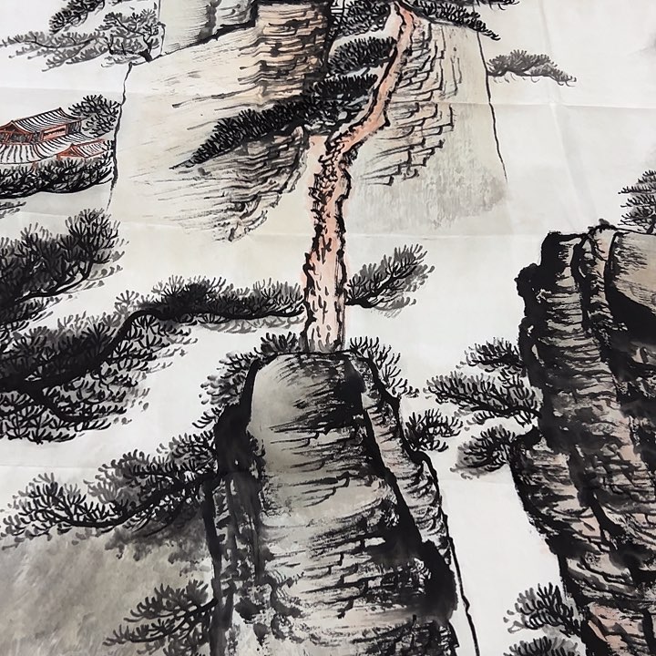 国画给本宝宝健健康康看