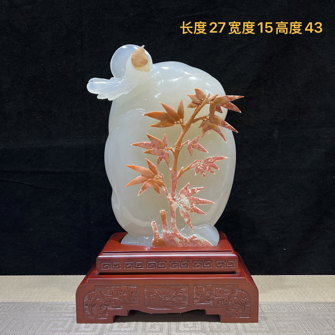 【竹报平安】家居装饰摆件乔迁办公室开业客厅摆件客厅摆件