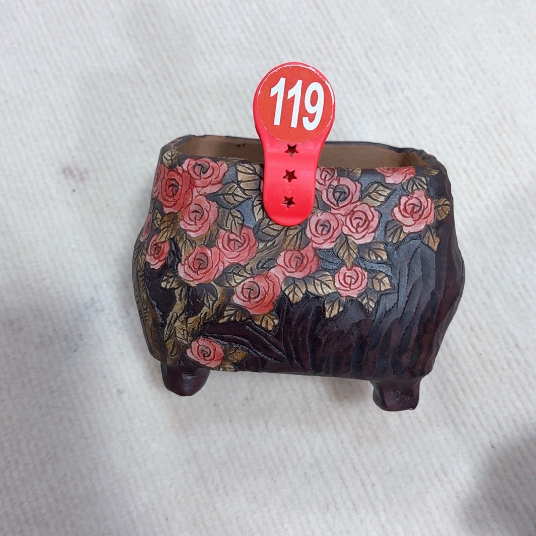 袁***颖紫砂花盆陶瓷多肉精品花盆