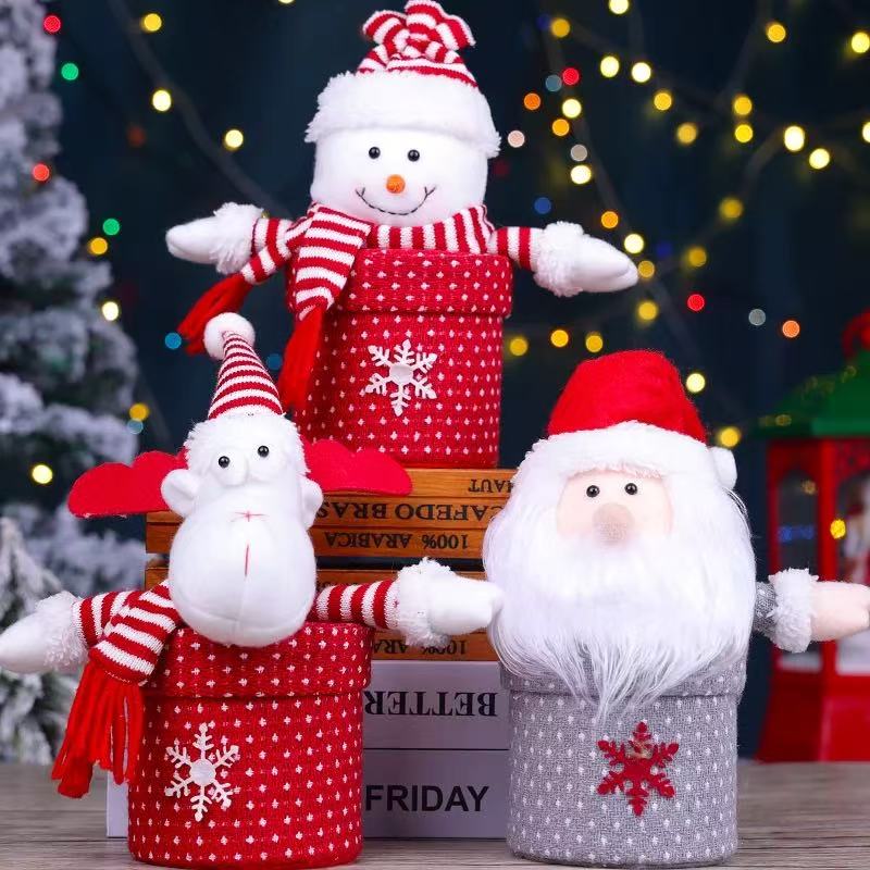 圣诞节礼物儿童苹果袋圣诞小礼品平安夜苹果圣诞节老人礼品袋 