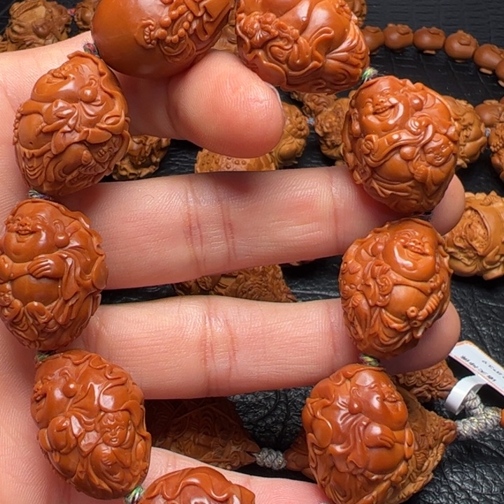 手串/手链橄榄核荷叶弥勒