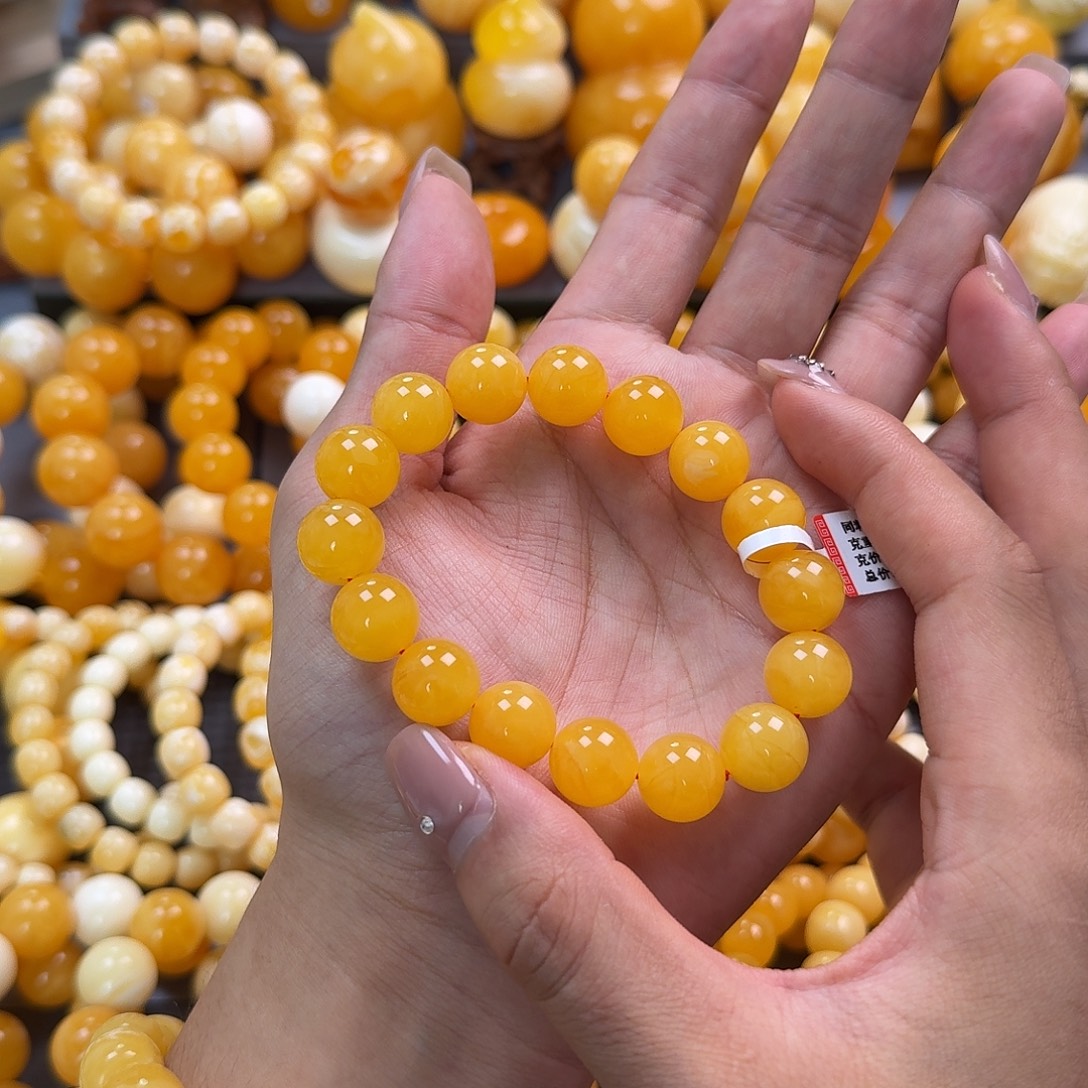 蜜蜡未镶嵌珠宝奇石同料13mm