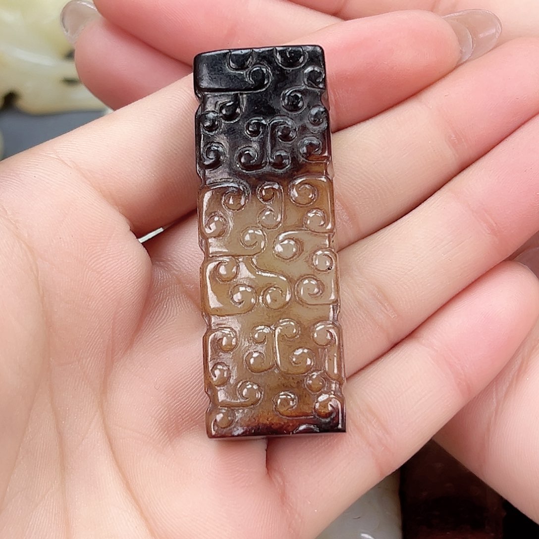 和田玉颈饰未镶嵌独****3