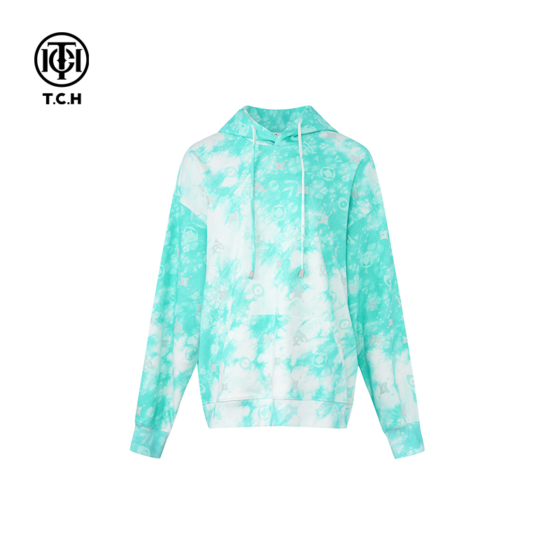 TCH轻奢烫钻新时尚休闲淑女慵懒风百搭卫衣女T72A12E6005轻奢tch