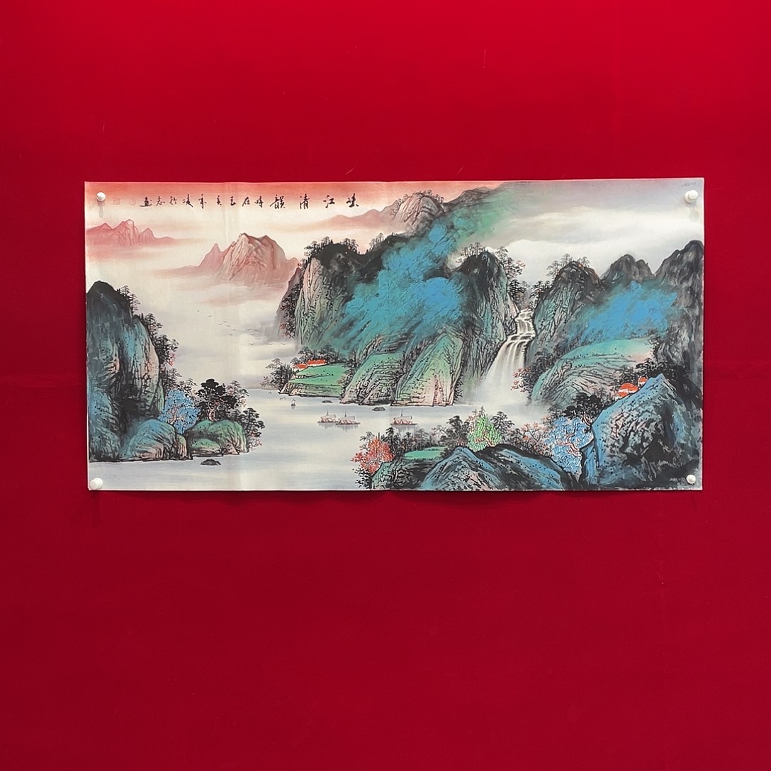 国画凌行志手绘作品