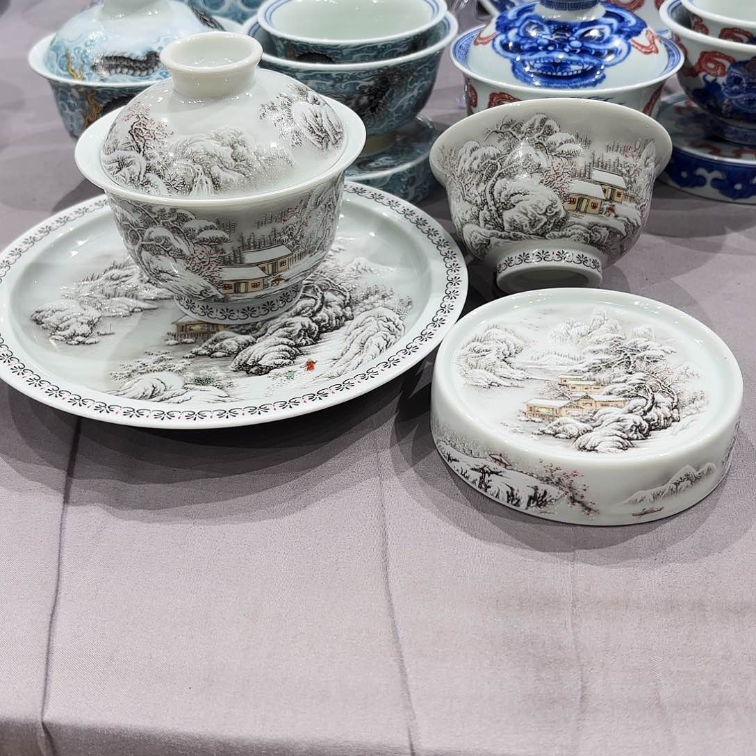 瓷片景德镇瓷器展和