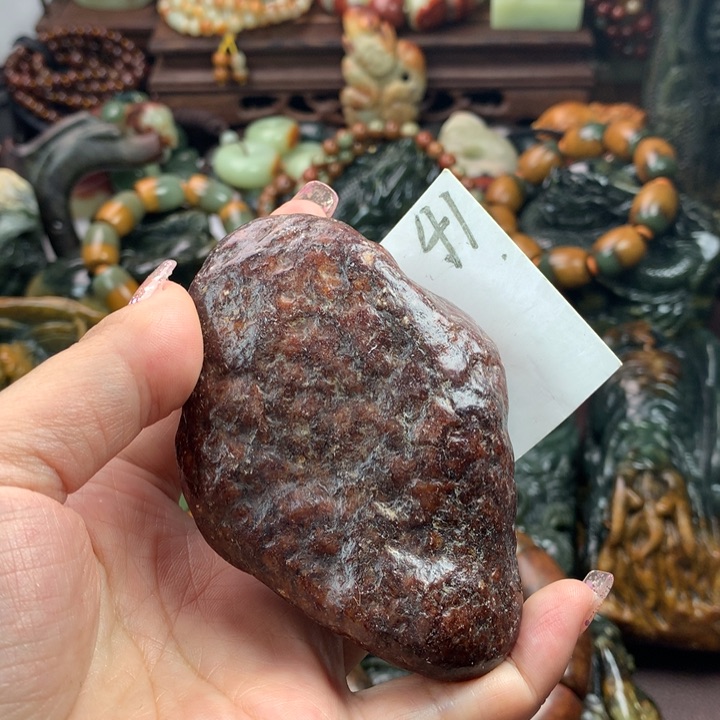 岫岩河磨玉（透闪石质玉）手把未镶嵌