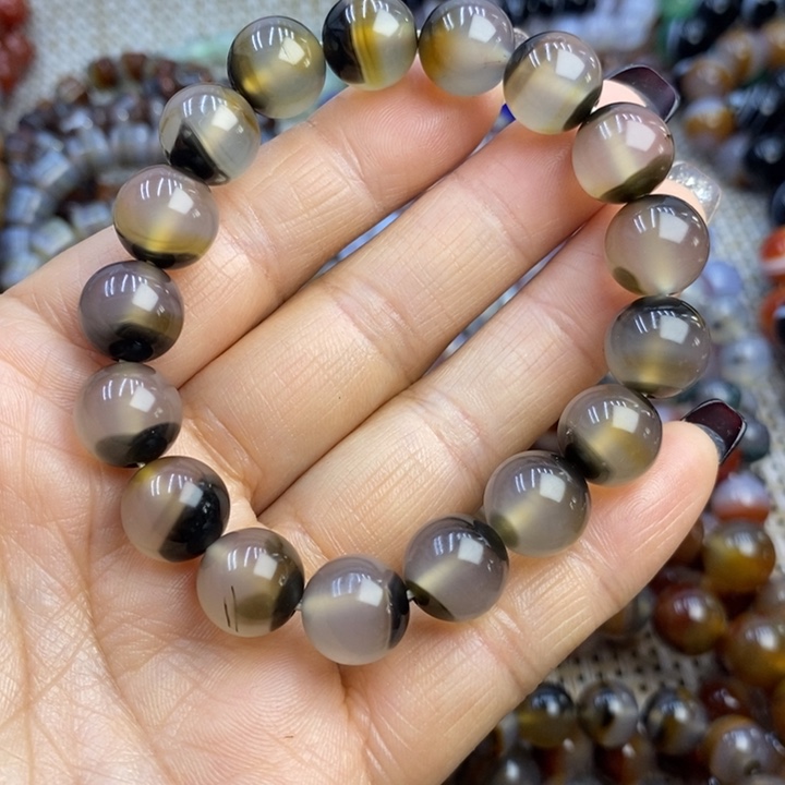 玛瑙/玉髓手链未镶嵌