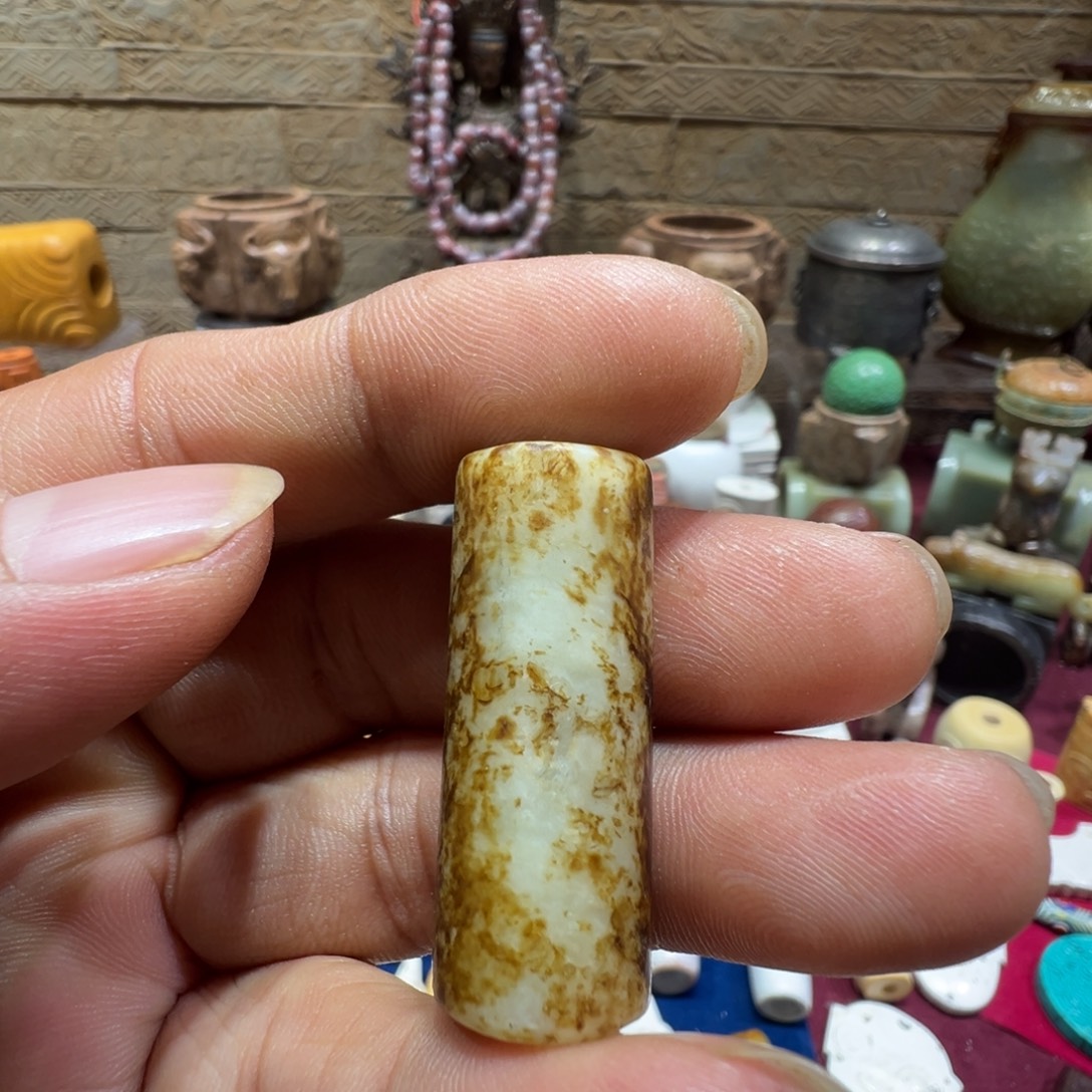 和田玉（糖玉）未镶嵌挂件不用太早睡得晚我不睡不早不