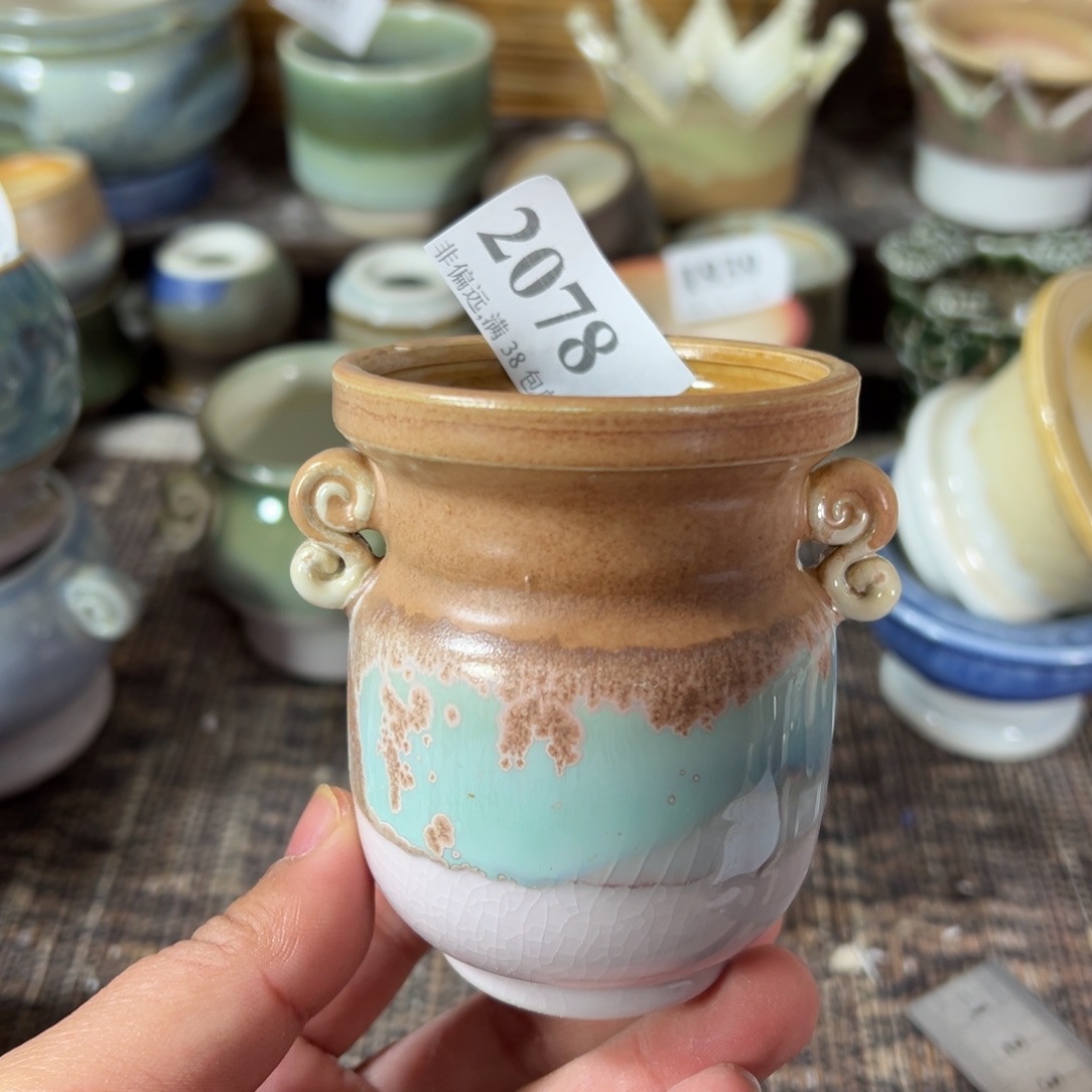 红陶景德镇手工花盆