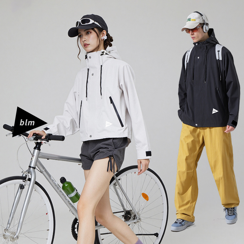  ▶ blm城市机能冲锋衣防水透气双挡风门襟骑行通勤ootd夹克外套