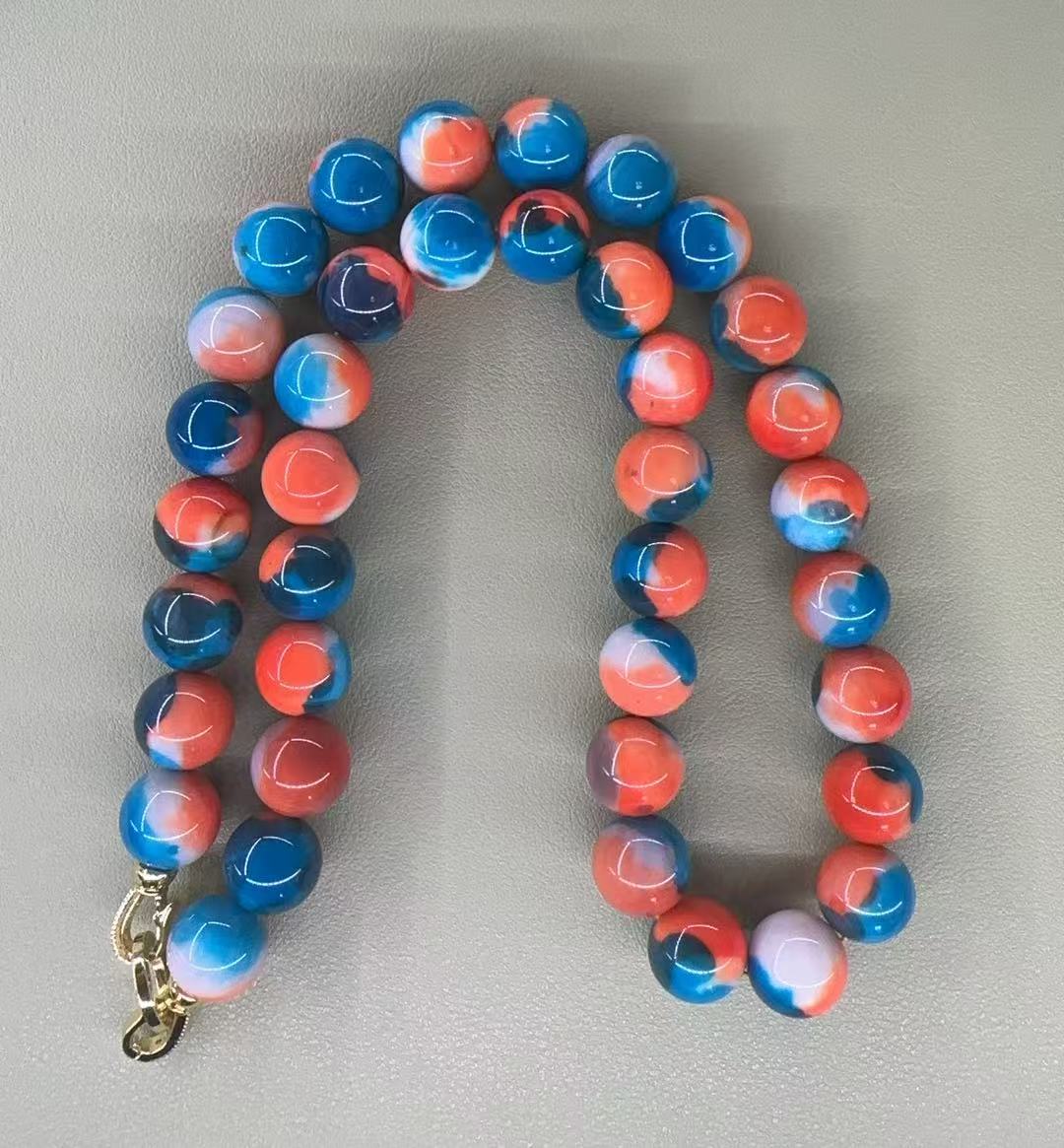 【孟总甄选】万物百草蓝肽高端14mm项链