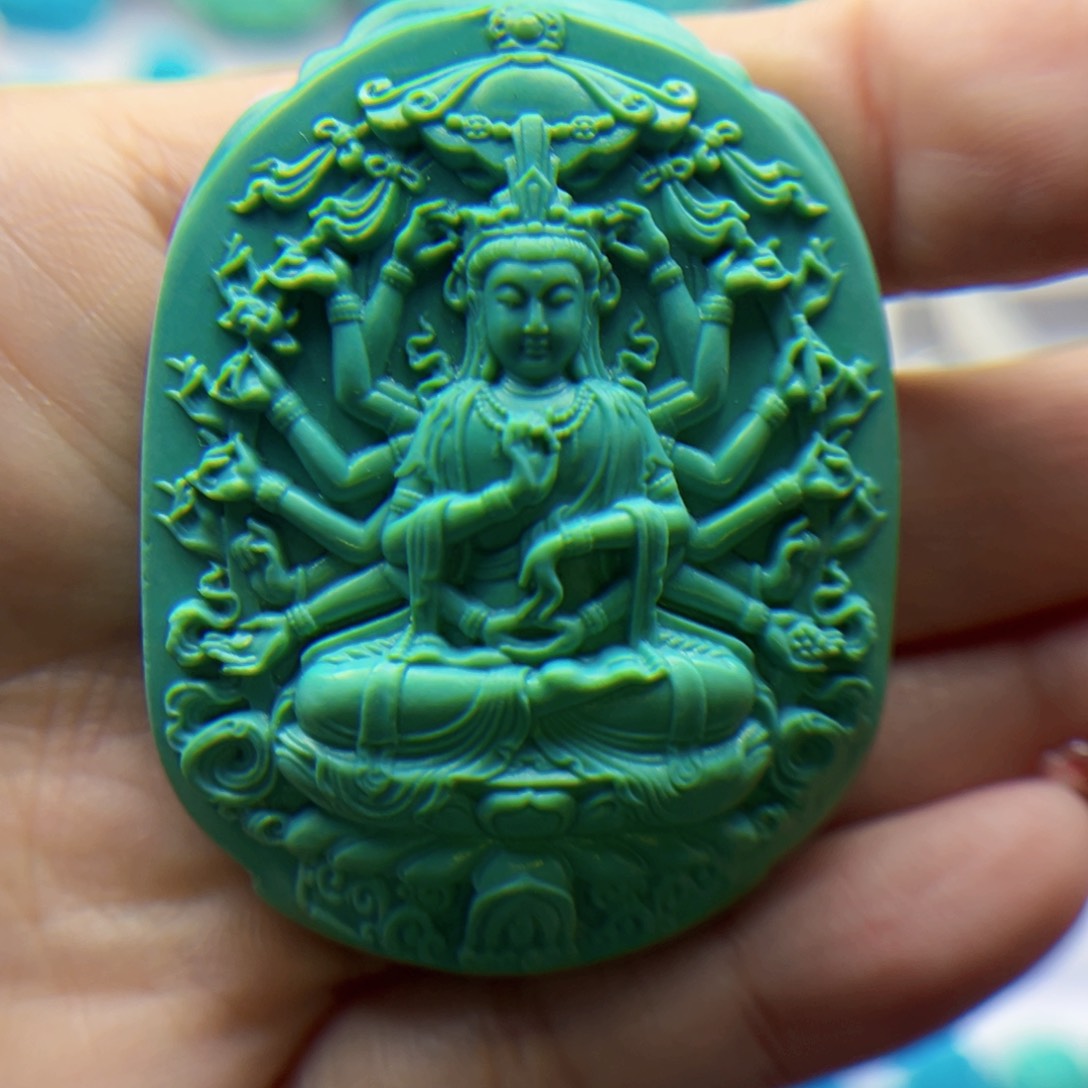 绿松石雕刻未镶嵌