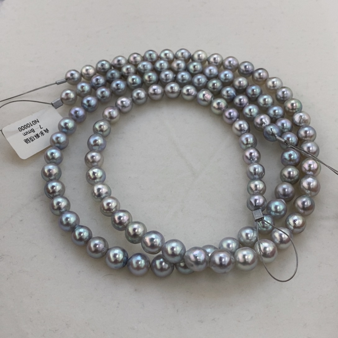 未镶嵌裸珠海水珍珠一**贝7-8