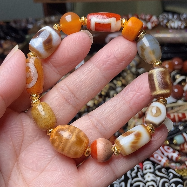 玛瑙/玉髓未镶嵌手链