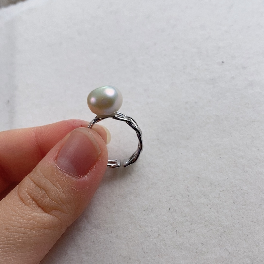 耳饰合金淡水珍珠