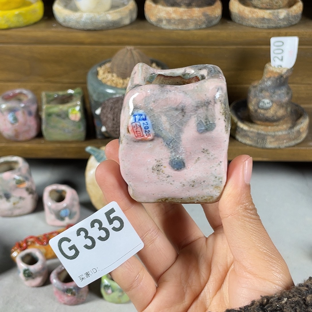 坛子姐花盆 小白孤品 内口2.8