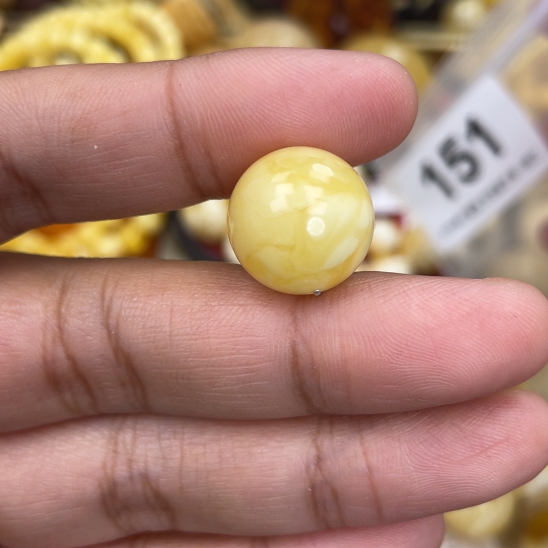 蜜蜡未镶嵌珠宝奇石小坑15.5