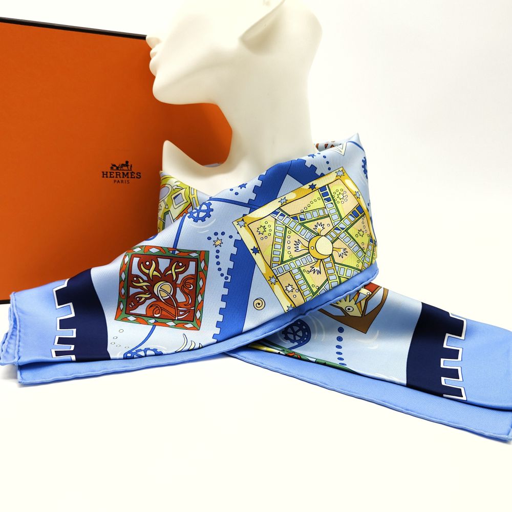 元品奢选/95新/爱马仕/丝巾/SN-X513387