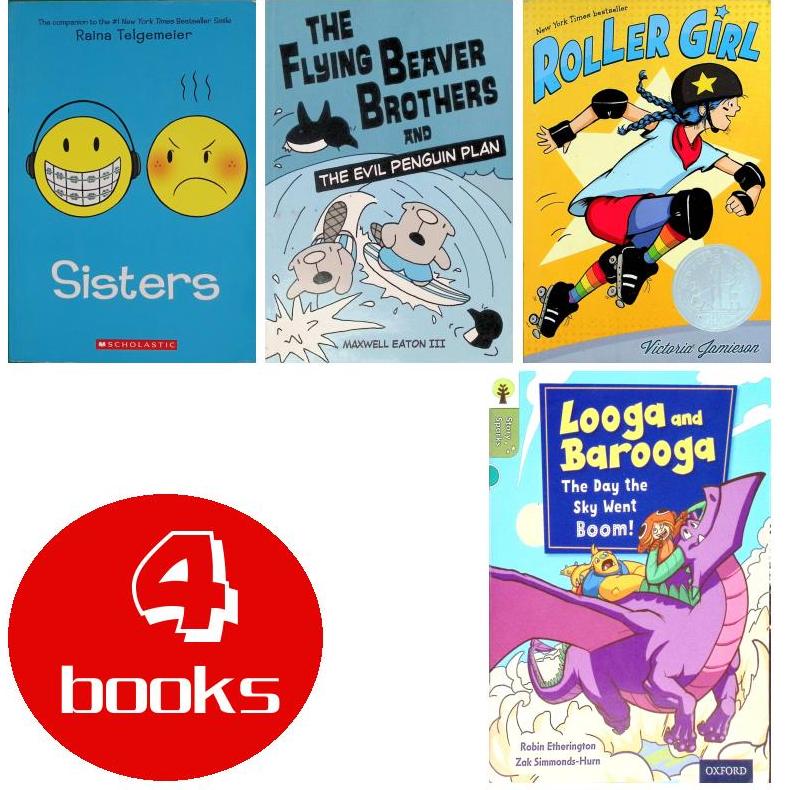 英文原版绘本4本l940314125