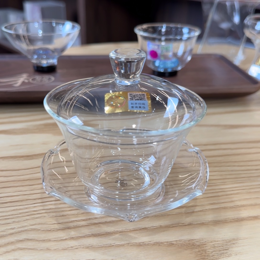 禾器荷叶盖碗透明色…