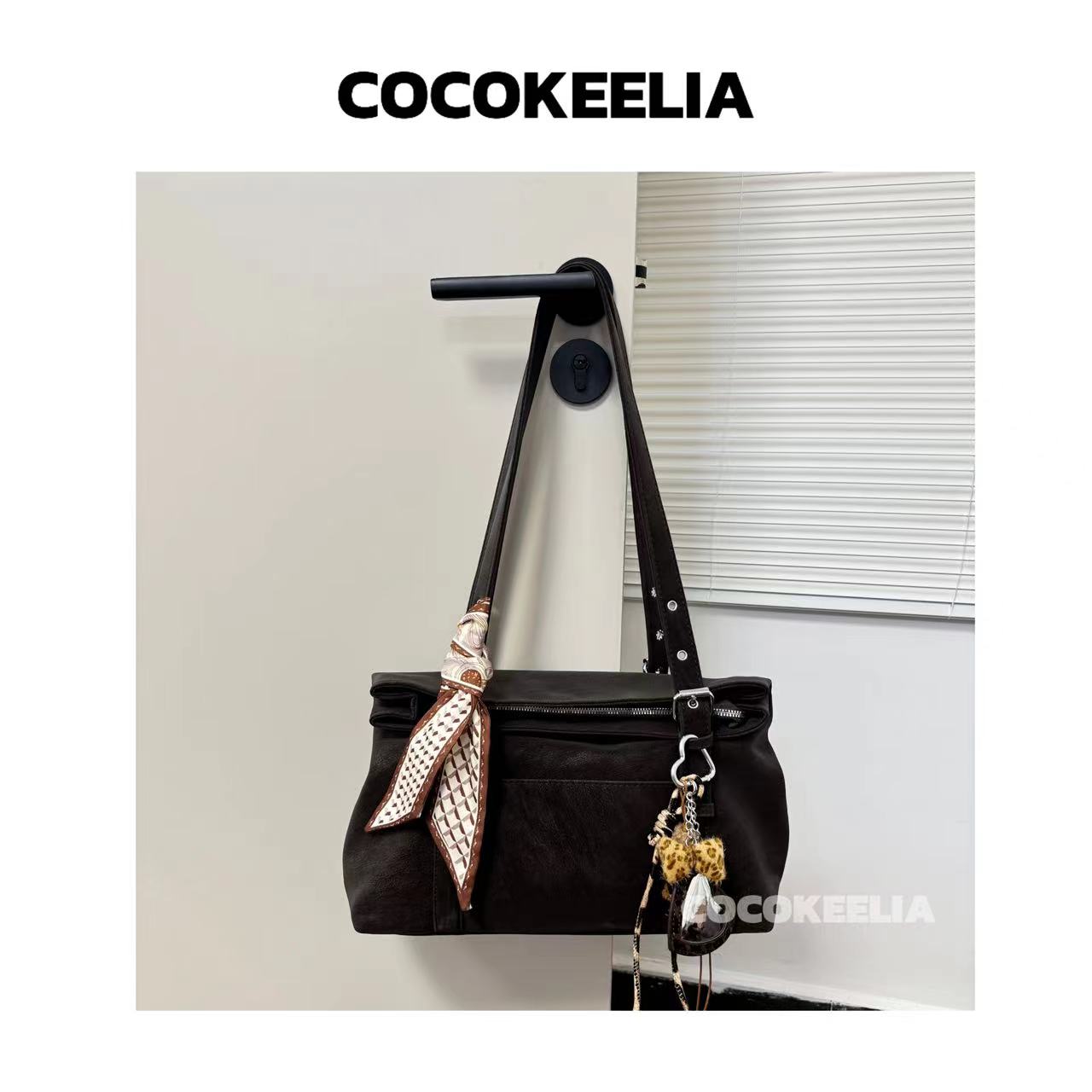 秋冬复古磨砂大容量包包女2025新款高级感通勤时尚手提单肩托特包