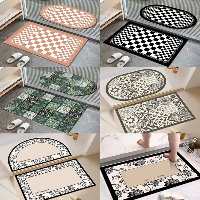 【吸水速干】家家具备卫生间防滑地垫垫子浴室脚垫可裁剪防滑耐磨