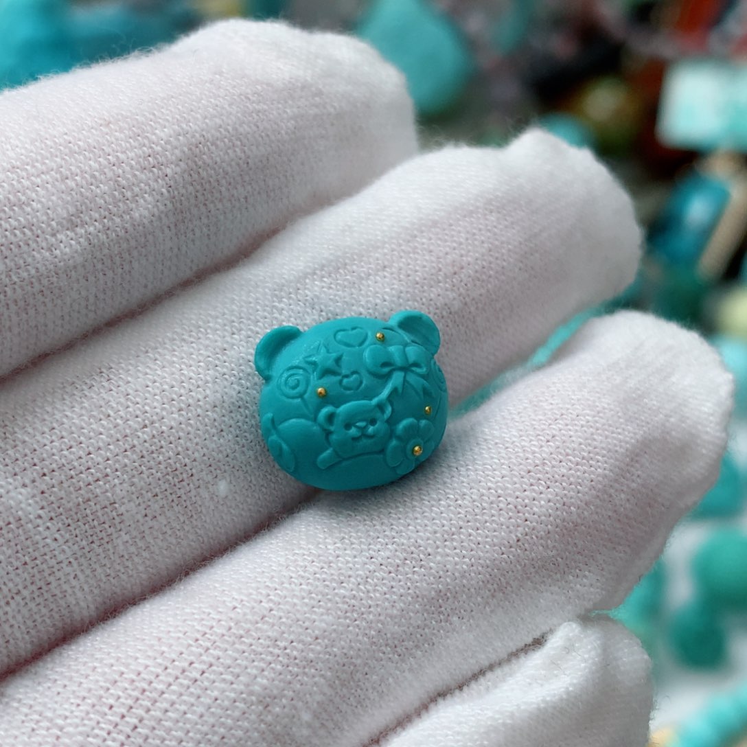 绿松石珠宝奇石未镶嵌