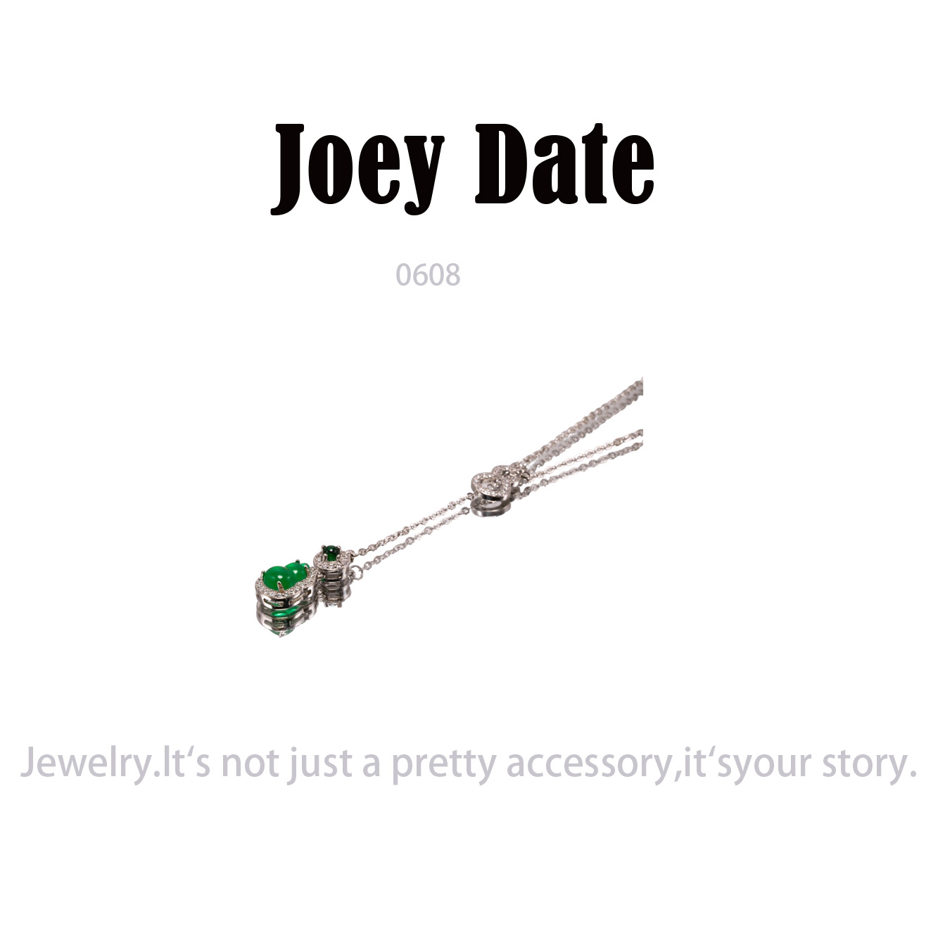 镀K金 Jory Date   项链~0608（40+5cm） 