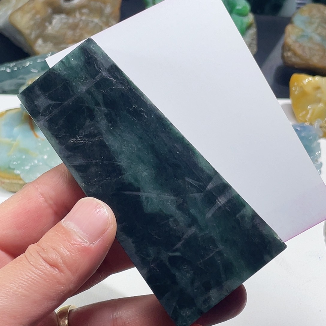 定制翡翠未镶嵌无***轮定制翡翠