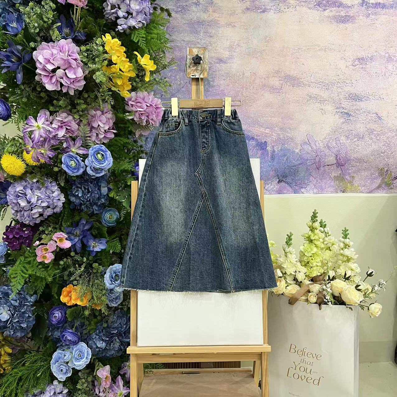 266D蓝色裙子2354