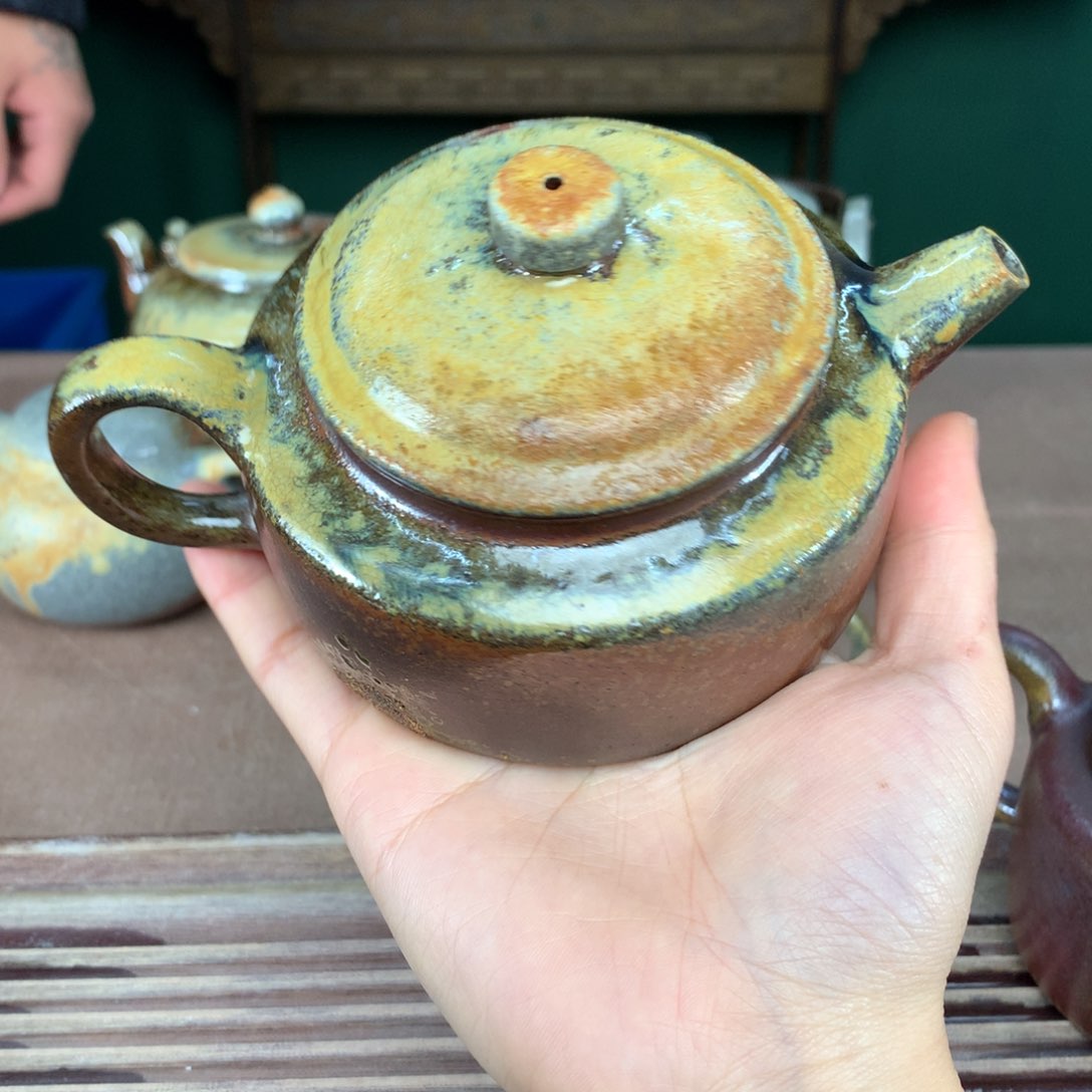 紫砂茶壶纯自然柴烧