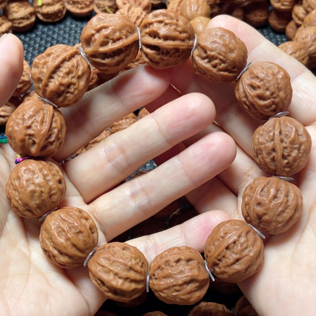 桃核手串粗筋手串