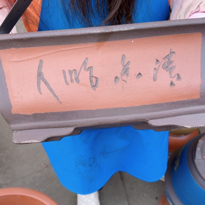 31红马槽两个花盆花盆花盆