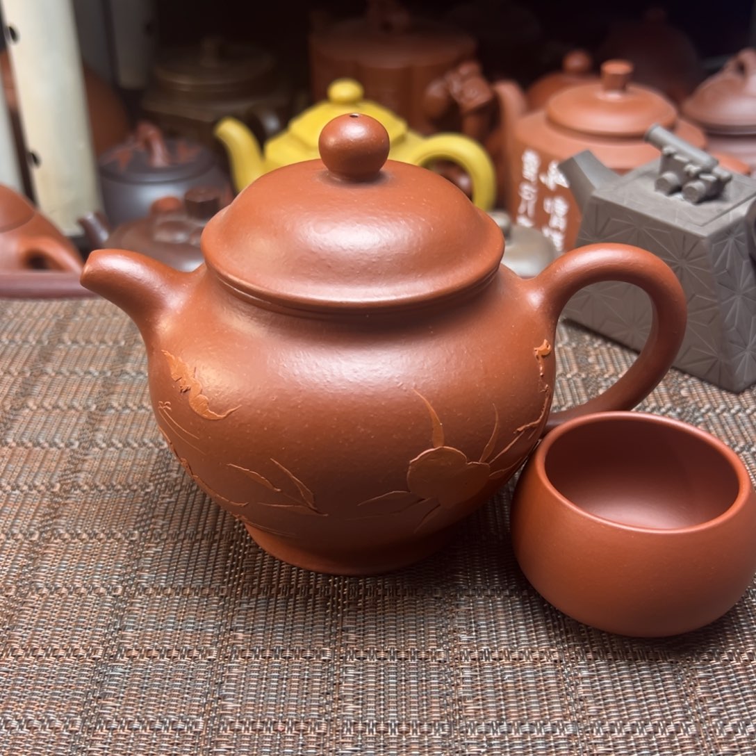 茶壶紫砂宜兴原矿紫砂壶400毫升容量