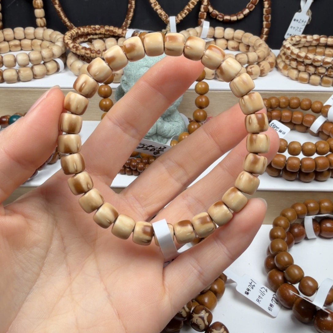 手串紫金鼠249实心花皮8.5mmD