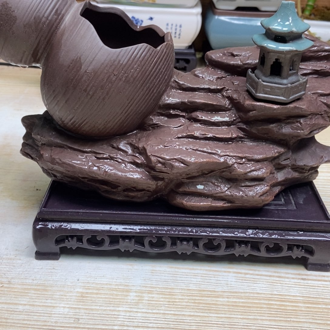 瓷片陶瓷花盆陶瓷艺术