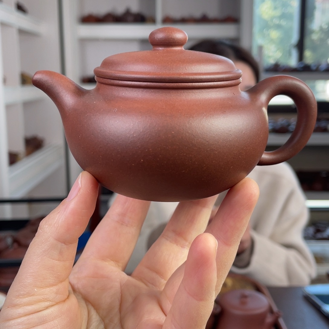 紫砂茶壶底槽清用福仿古160cc