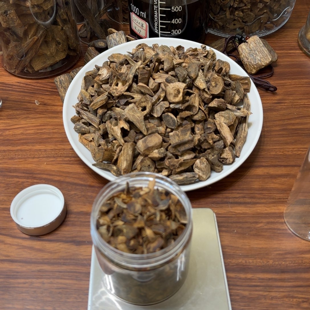 七***星沉香沉香碎屑奇楠陆河切片老料30克