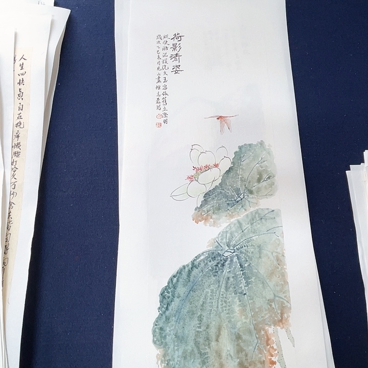 国画秦志磊国画禅意70/23