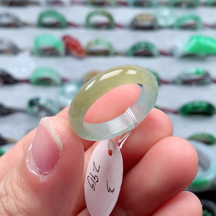 翡翠戒指未镶嵌20号