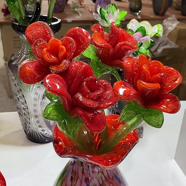 4只花高45厘米宽12厘米