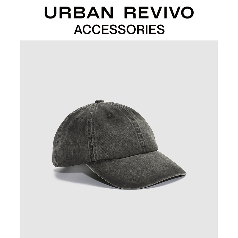 URBAN REVIVO2025秋季新款女士复古街头风棒球帽UAYA50330