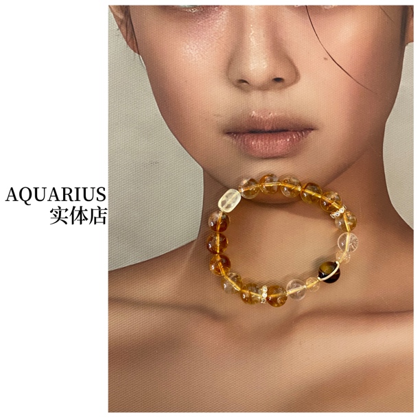 非金属仿水晶手链 【AQUARIUS 】（薇薇自留款）手饰品