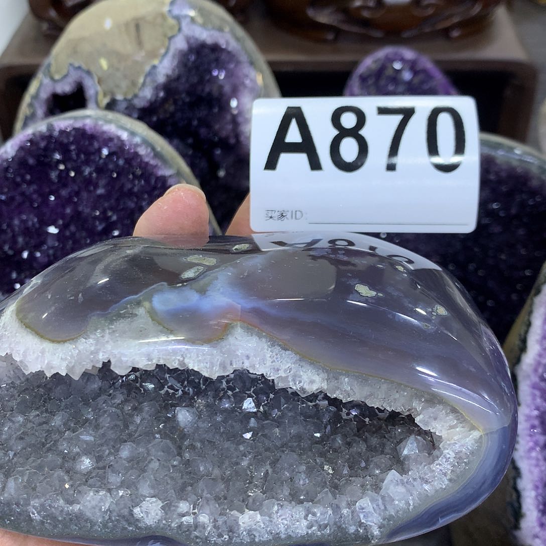 紫晶珠宝半成品未镶嵌870