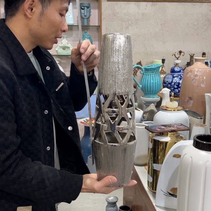 瓶高度45厘米口径7厘米微瑕捡漏