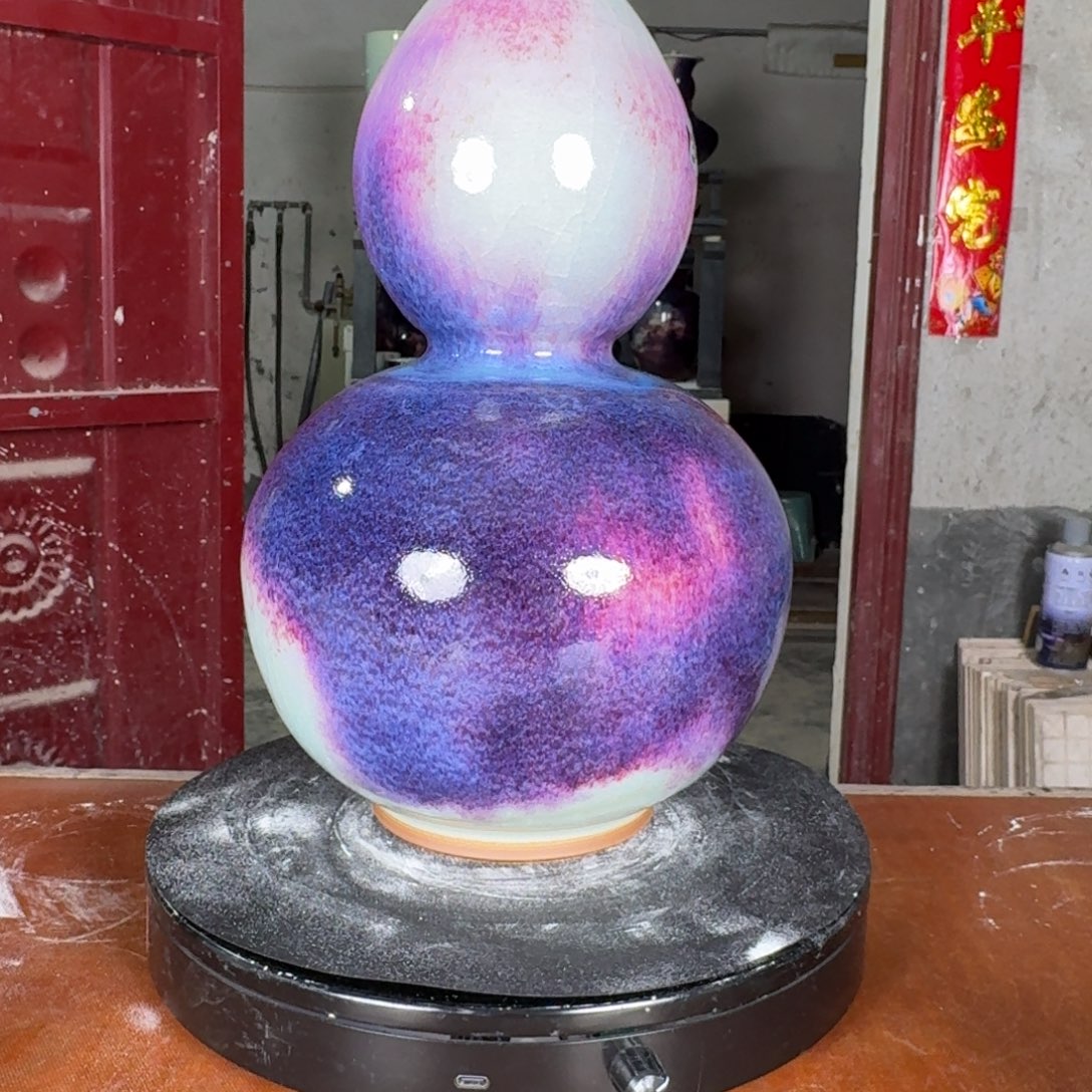 旺***瓷摆件福利钧窑摆件纯手工